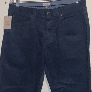 Peter Millar Crown Superior Soft Corduroy Chino Pants In Stardust Blue 34x33 NWT